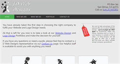 Desktop Screenshot of jd-web-designs.com